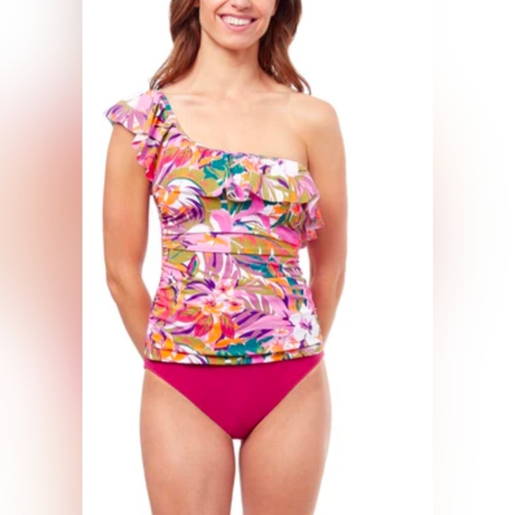 Gottex Multicolor Swimsuit Top - Picture 1 of 6